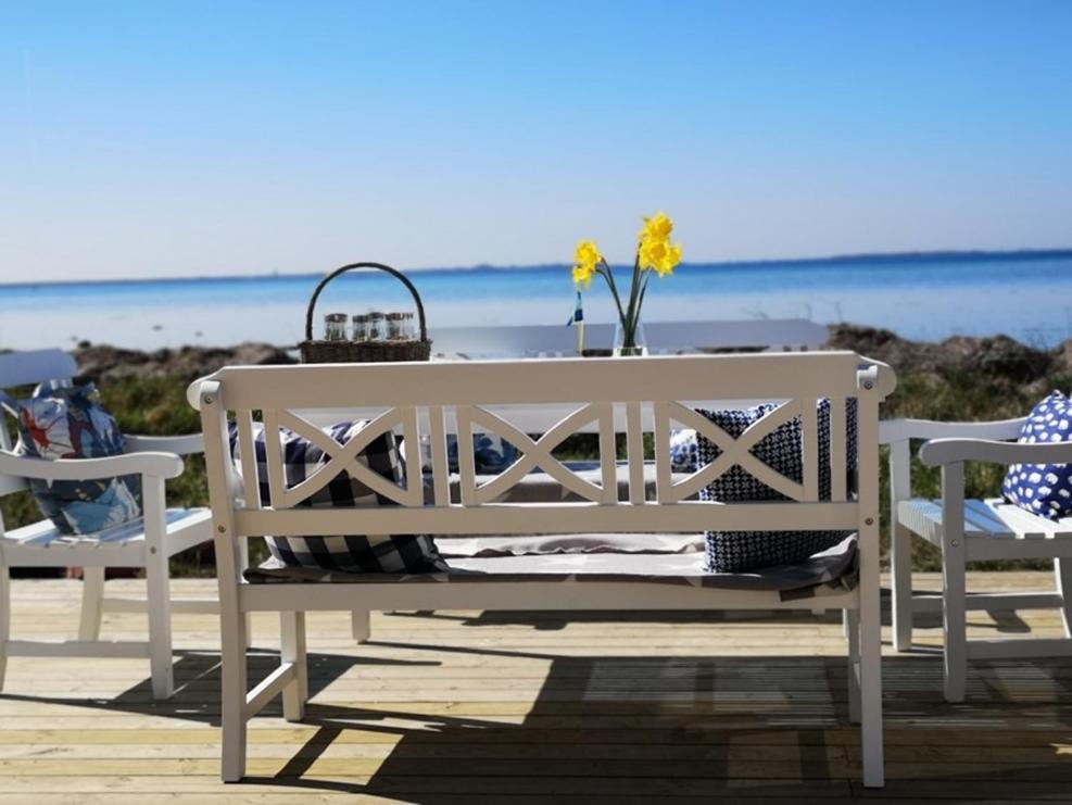 Beach Cabin Hollviken Bagian luar foto
